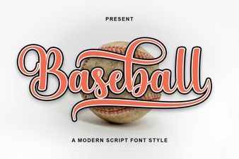 Baseball Fonts for Graphic Design and Sports Projects