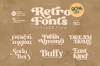 Explore Retro Fonts: Vintage Style for Modern Projects