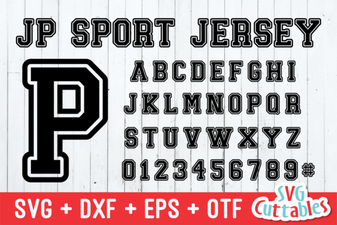Creating Custom Fonts for Jp Sports Jersey Design